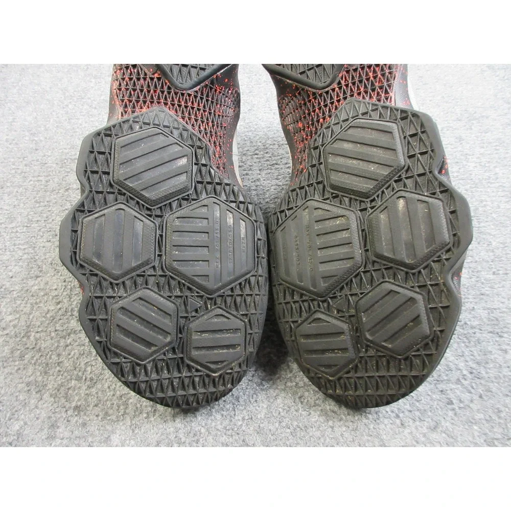 Nike LeBron 13 Rubber City Shoes Mens Size 12 Gray Basketball Sneaker 807219-003